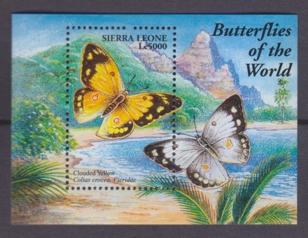 2001 Sierra Leone 3994/B512 Butterflies 9,00 €