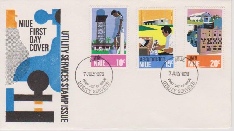 Niue - 1976 Utility Services First Day Cover