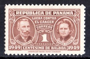 Panama 1949 Sc#RA30 PIERRE AND MARIE CURIE Single MNH