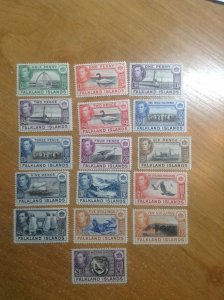 Falkland Islands # 84-96  MH