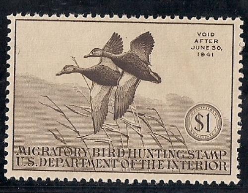 RW 7 $1.00 1940 WA Mallards mint Cat. 350+ NH OG VF
