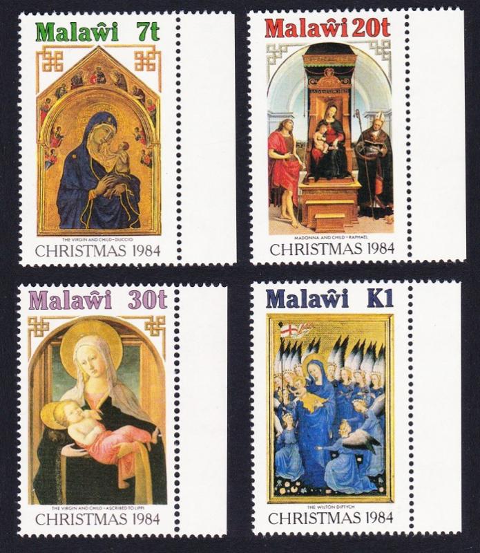 Malawi Christmas Religious Paintings 4v with margins SG#716-719 SC#454-457