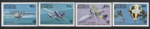 1983 Antigua - Sc 726-9 - MNH VF - 4 single - Manned Flight