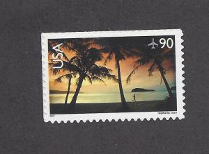 C143 Air mail Single stamp 90cent Hagathna Bay Guam