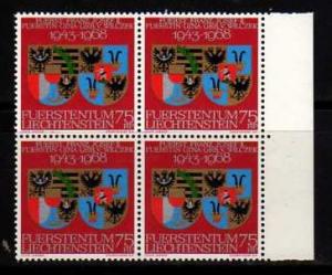Liechtenstein MNH sc# 446 Block Coat of Arms 08CV $2.60