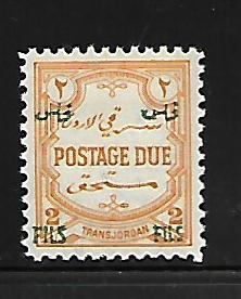 JORDAN, J48, MINT HINGED, POSTAGE DUE
