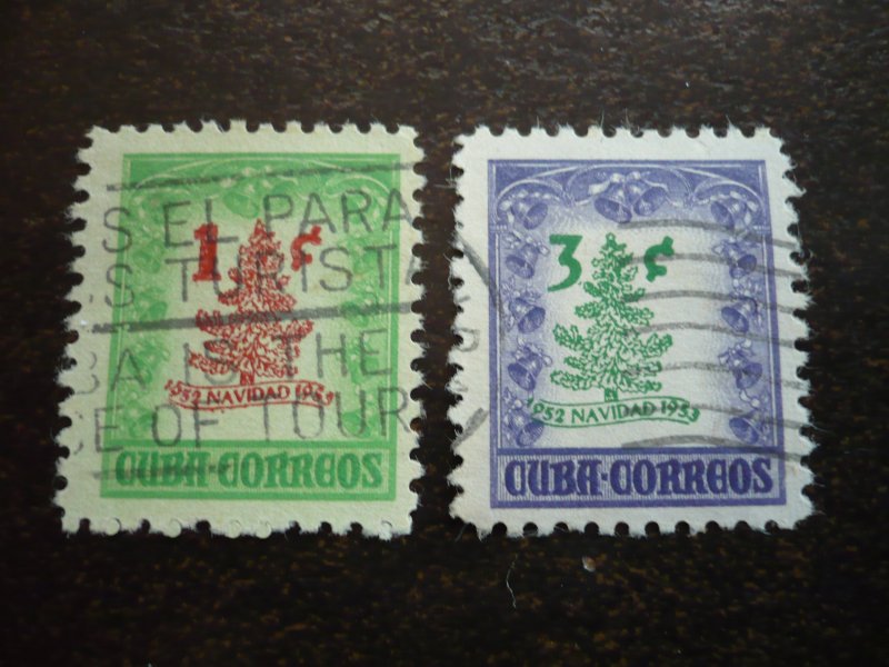 Stamps - Cuba - Scott# 498-499 - Used Set of 2 Stamps