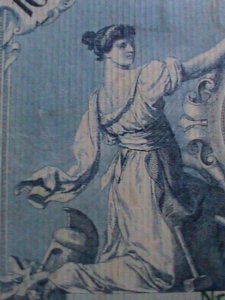 ​GERMANY 1908-OVER 114YEARS OLD RCICHS BANK NOTE USED ANTIQUE  CURRENCY VF