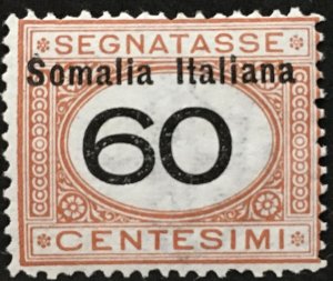 Italy Somalia Tax n.47 cv 385$  SUPER CENTERED MNH**