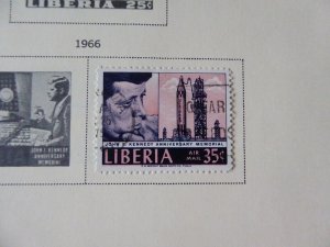 Liberia 1892-1976 Stamp Collection on Scott International Stamp Album Pages