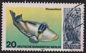 Germany Berlin - 1977 - Scott #9N411 - used - Berlin Aquarium