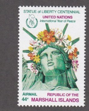 Marshall Islands # C8, Statue of Liberty, Mint NH, 1/2 Cat.