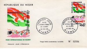 NIGER - 1965 Airmail - International Fair, Niamey  FDC14222