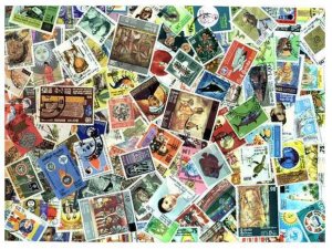 Sri Lanka Stamp Collection - 300 Different Stamps