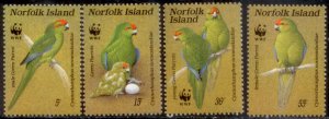 Norfolk Island 1987 SC# 421a-d Birds MNH-OG E170