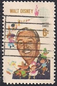 1355 6 cent Walt Disney, Animator VF used