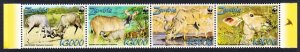 Zambia WWF Greater Kudu Strip of 4v 2008 MNH SC#1103a-d SG#1049-1052