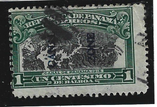 Canal Zone Scott #42 Used 1c Overprint 2019 CV $6.50