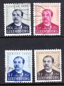 Luxembourg #B162-B165  Used  VF  CV $32.15  ...   3600551