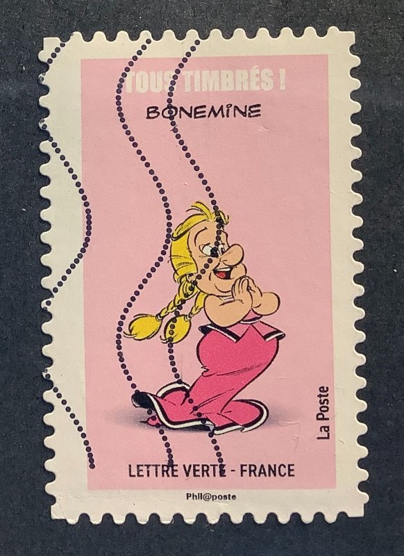 France 2019 Scott 5666 used - Characters from Comic Asterix, Bonemine