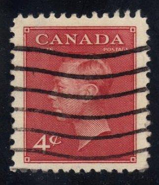 Canada #287 King George VI, used (0.25)