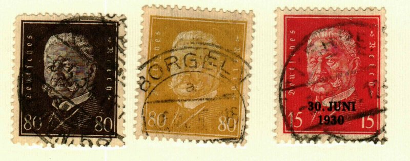 Germany #383-4,386 used CV$10.65