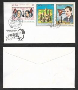 SE)1988 CUBA, CHESS, CENTENNIAL OF THE BIRTH OF J. R. CAPABLANCA, CDF