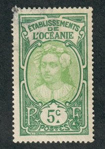 French Polynesia #24 used single