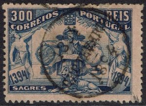 PORTUGAL 1894 HENRY 300R USED