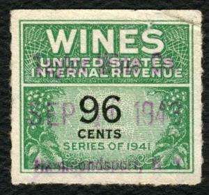#RE145 96c Wines, Used [9] **ANY 5=FREE SHIPPING**