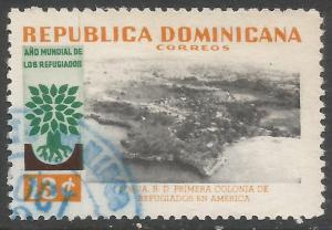 DOMINICAN REPUBLIC 524 VFU 349A-1