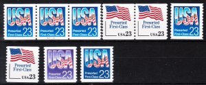 MOstamps - US Group of Mint OG NH Coil Presorted First Class - Lot # HS-E798