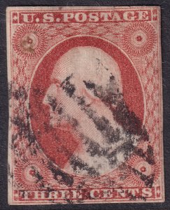 #10A Used, VF, 4 margins (CV $150 - ID40615) - Joseph Luft