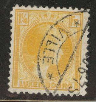 Luxembourg Scott 181 Used  from 1926-35 stamp set