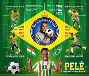 2023 12 - NIGER - PELE       4V  complet set    MNH **