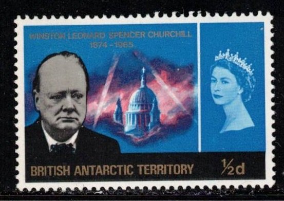 BRITISH ANTARCTIC TERRITORY Scott # 16 MH - Sir Winston Churchill