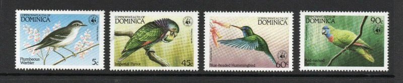 Dominica - SG# 870 - 873 MH / Birds      -       Lot 0421537