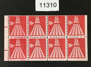 MOMEN: US STAMPS # C72b MINT OG NH BOOKLET LOT #11310