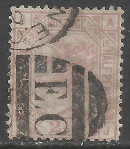 GREAT BRITAIN 67 VFU PLATE 15 563G