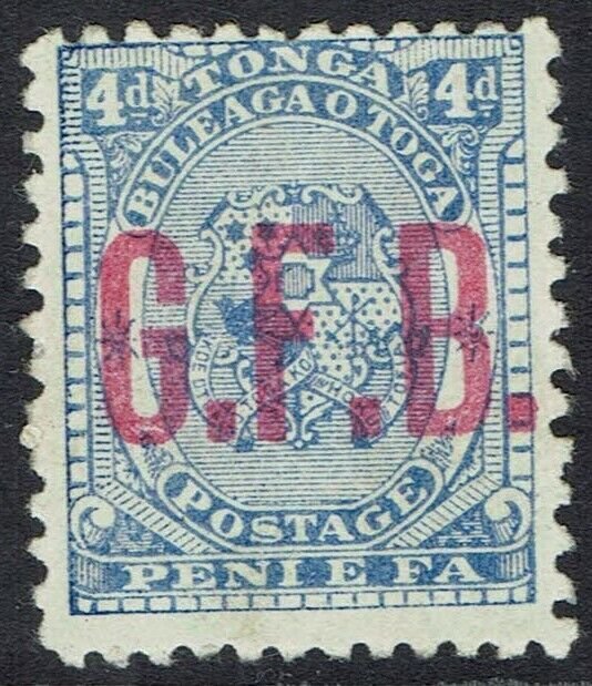 TONGA 1893 GFB OFFICIAL ON KING 4D