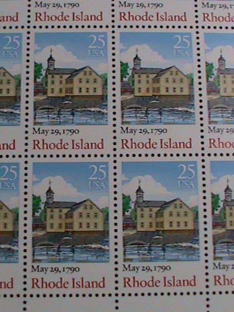 ​UNITED STATES-1988 SC# 2345-RHODE ISLAND-MNH - SHEET VF WE SHIP TO WORLD WIDE