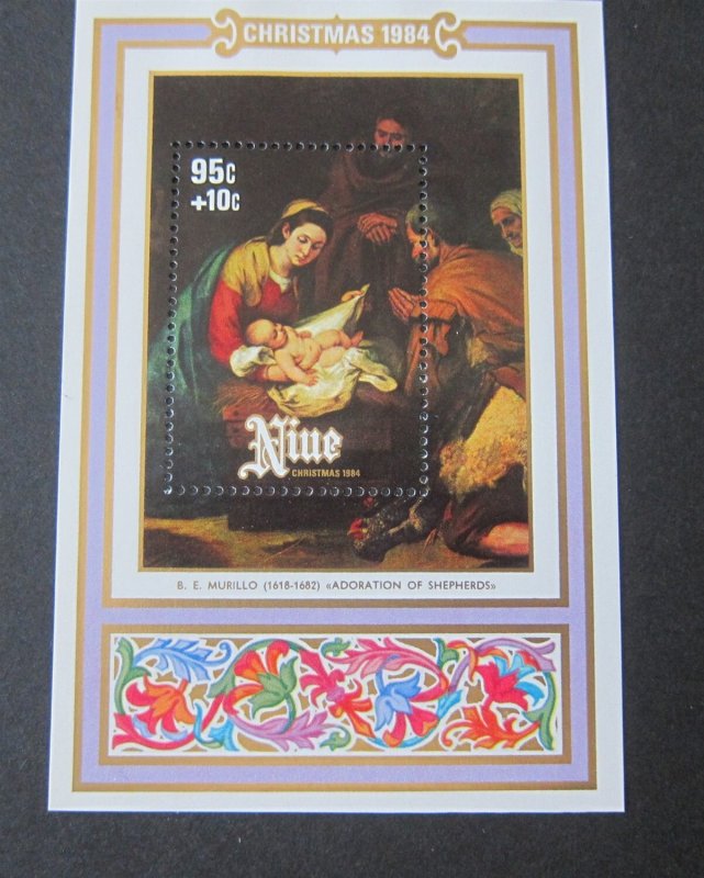 Niue 1984 Sc 462-5 Christmas Religion set MNH