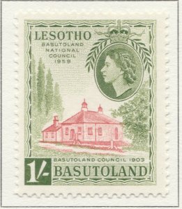 1959 BASUTOLAND 1s MH* Stamp A4P14F39742-