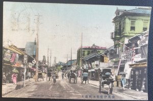 1909 Naji Japan Picture Postcard cover To Innsbruck Austria Isezakicho Dori