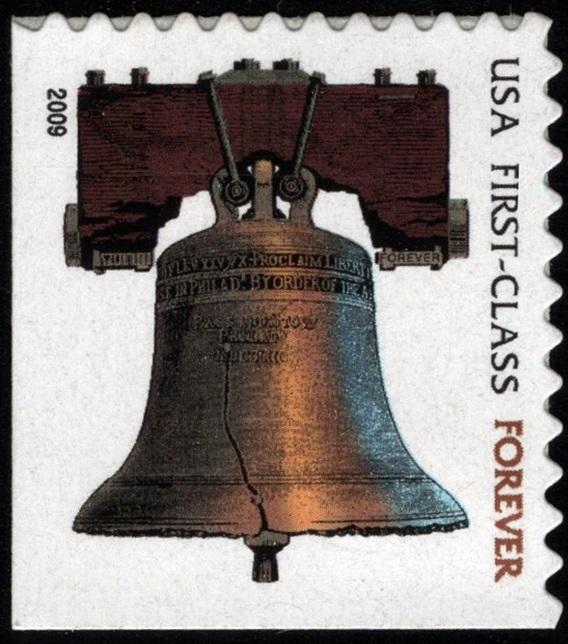 SC#4125f (44¢) Liberty Bell Booklet Single: (2009) SA