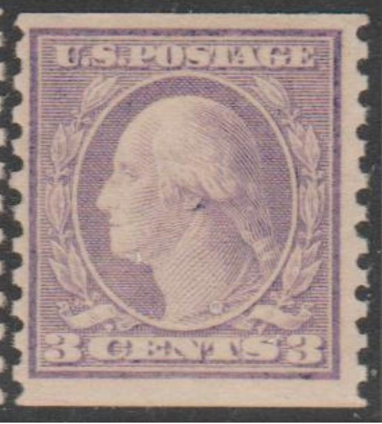 U.S. Scott #494 Coil Washington Stamp - Mint Single - IND