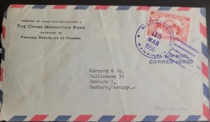 O) 1956 PANAMA,  ROTARY INTERNATIONAL, EMPLEM AND MAP, THE CHASE MANHATTAN BANK,