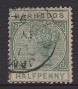 Barbados Sc#60 Used