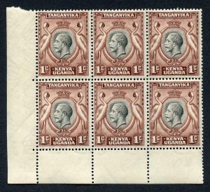 Kut SG110 KGV 1c negro y rojo-pardo U/M bloque de 6
							
							mostrar tÃ­tulo original