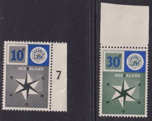 Netherlands  #372-373  MNH  1957  Europa